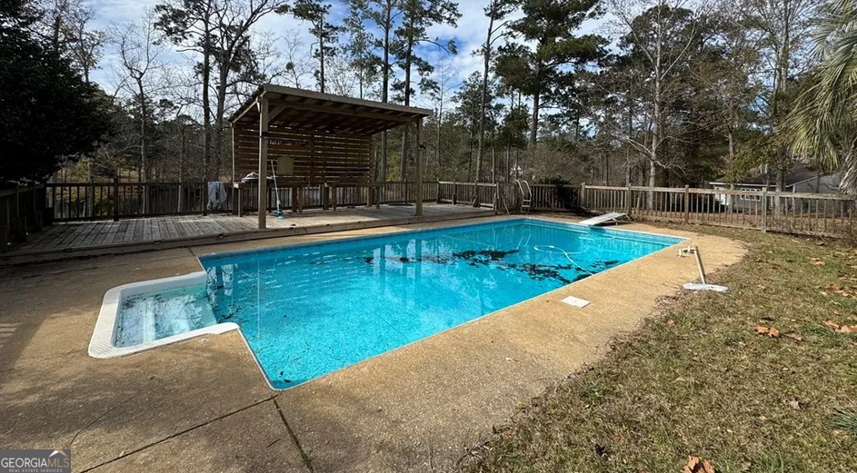 218 Hidden Springs Road Climax, GA 39834 - Photo 31 of 35 a view of a backyard with swimming pool