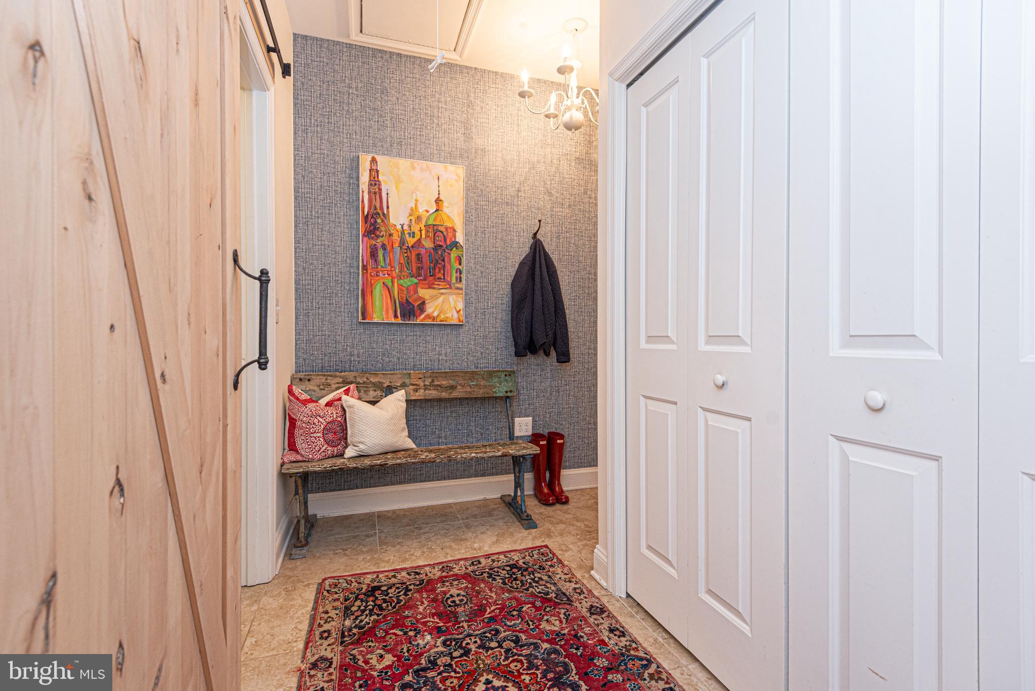 7 Longview Drive Ocean View, DE 19970 - Photo 62 of 125 Wall papered Mud room area and Pantry.