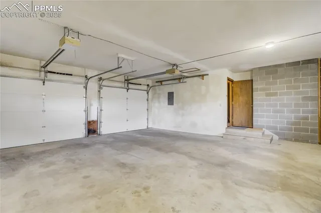 a view of balcony with wooden floor