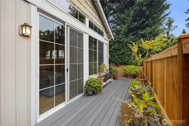 a view of front door and wooden floor