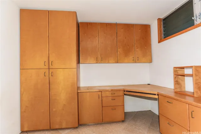 a room with storage and utility