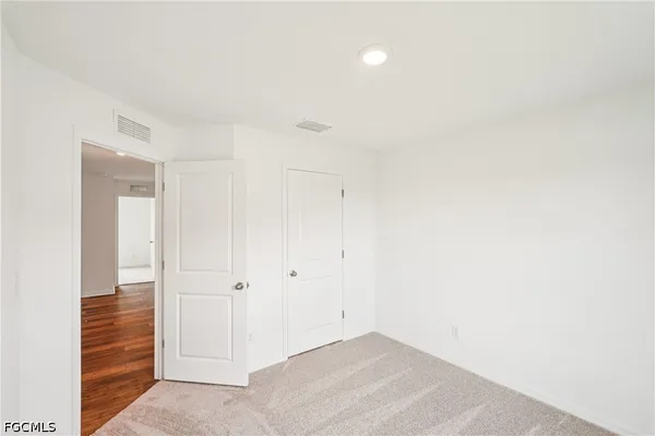 a view of an empty room