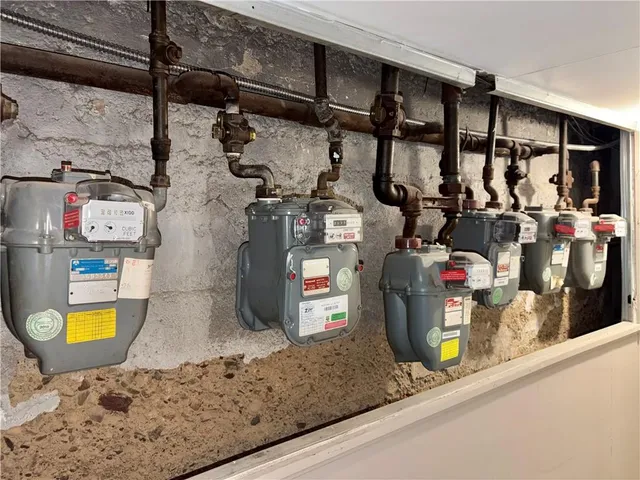 a view of a storage room