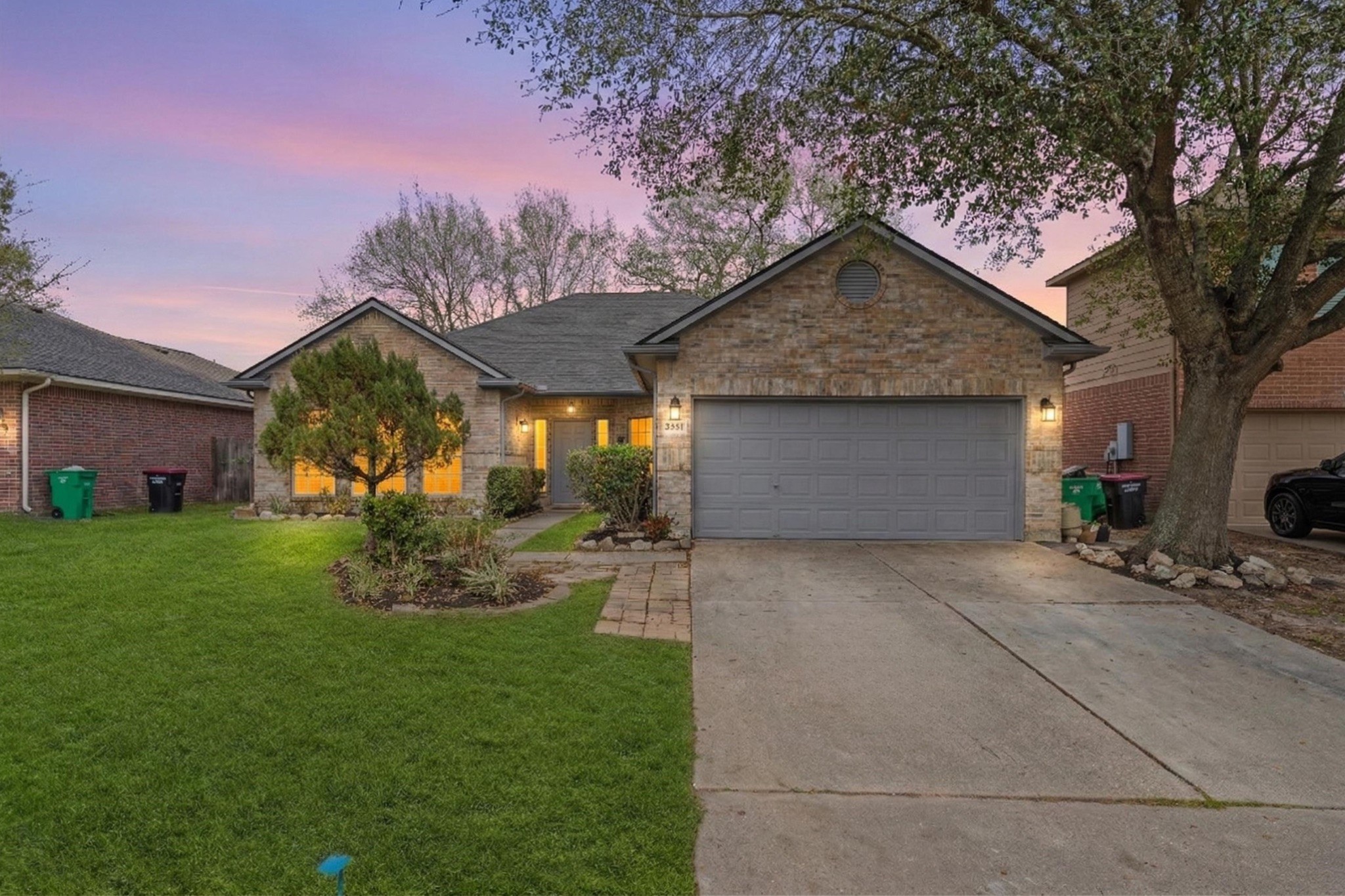 23834 Spring Dane Drive Spring, TX 77373 - Photo 18 of 19 a front view of a house with garden