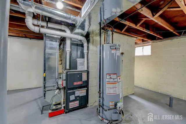 a view of storage and utility room