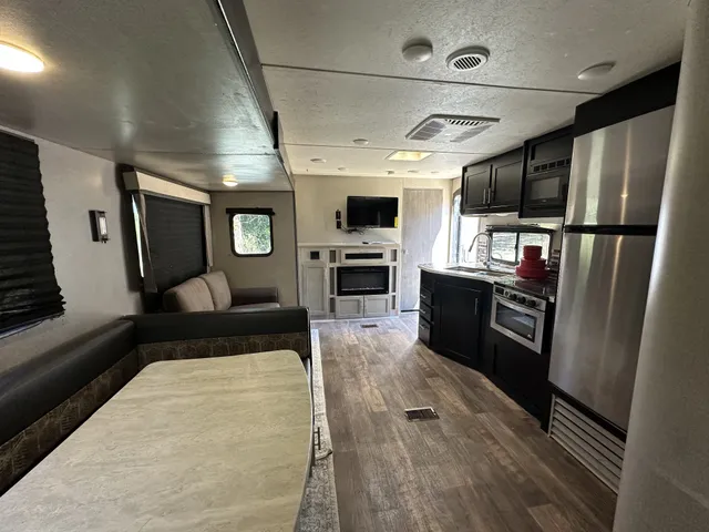 a view of a staircase