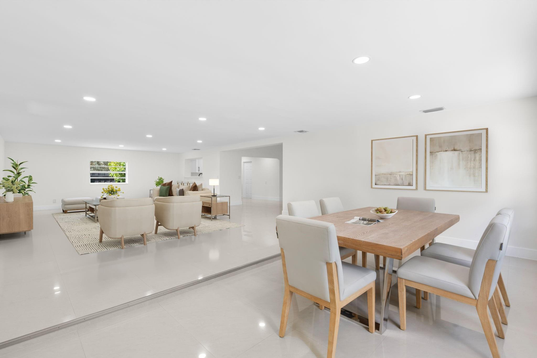 3262 Pierce Street Hollywood, FL 33021 - Photo 7 of 35 a view of a dining room with furniture