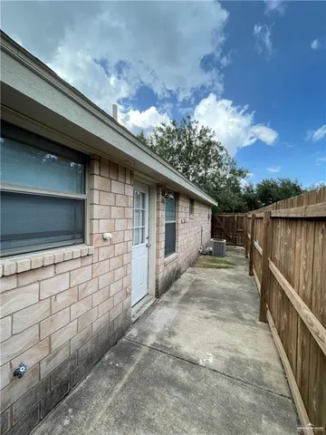 a view of backyard and entertaining space