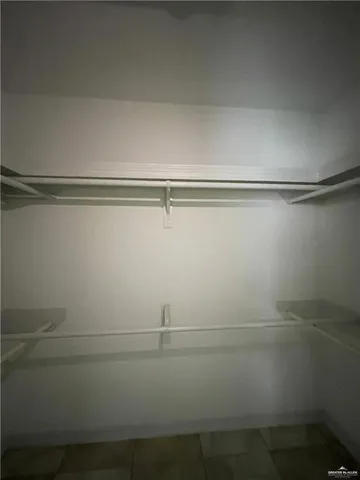 a close view of closet