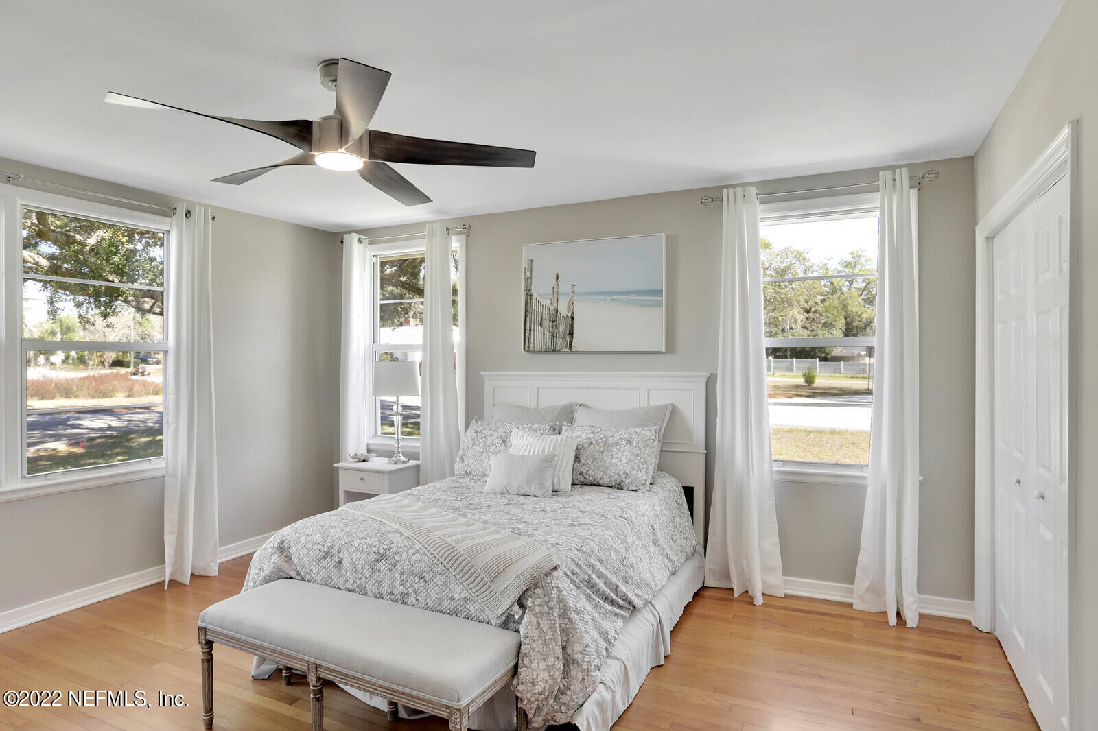 4206 Birmingham Road Jacksonville, FL 32207 - Photo 29 of 32 a bedroom with a large bed and a window