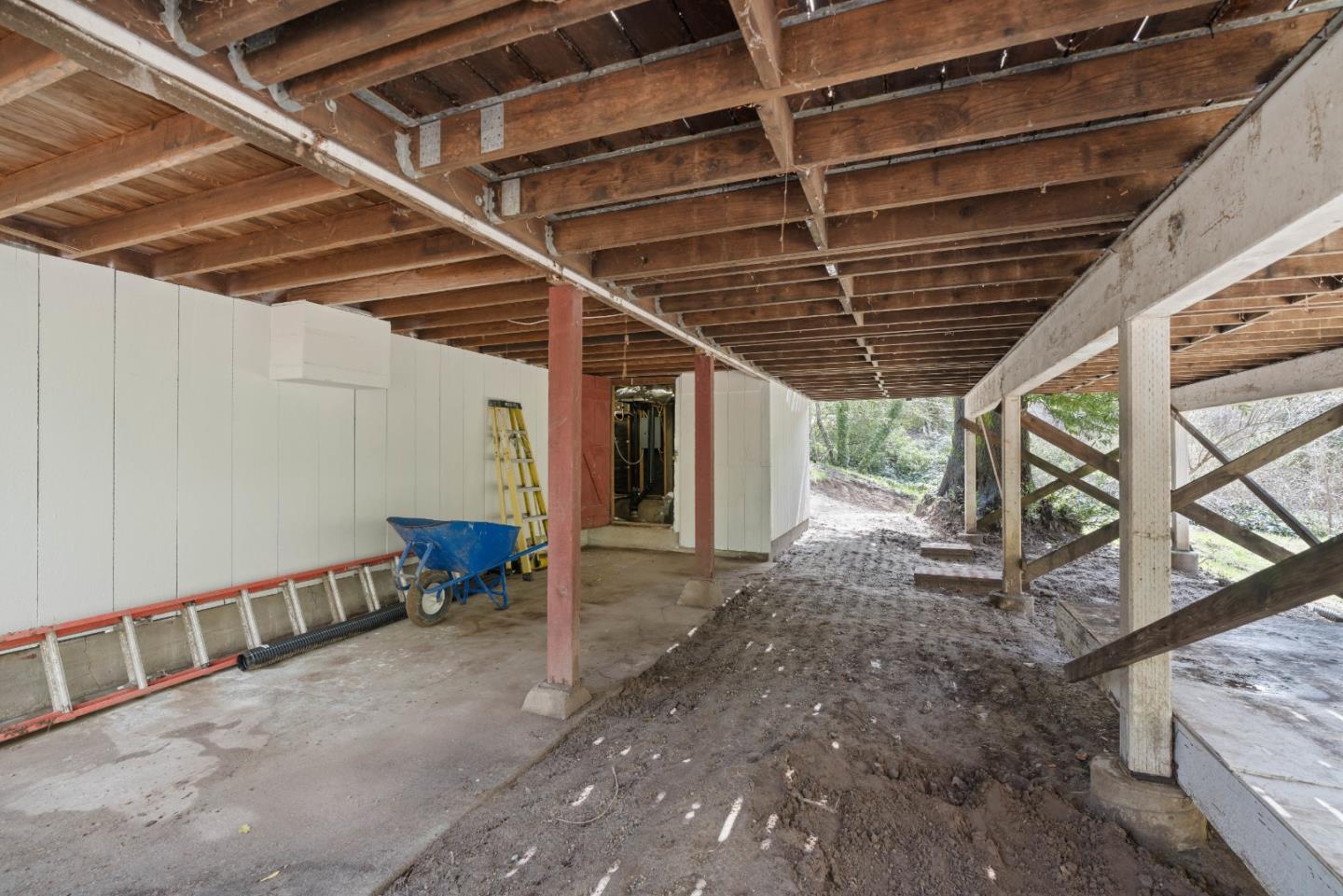 7475 East Zayante Road Felton, CA 95018 - Photo 34 of 52 a view of under construction room and staircase