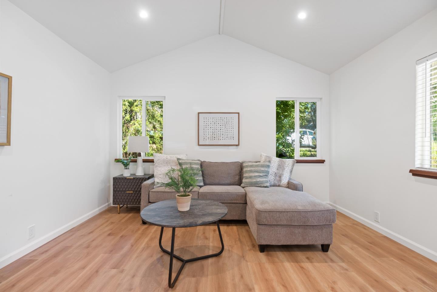 7475 East Zayante Road Felton, CA 95018 - Photo 6 of 52 a living room with furniture and a wooden floor
