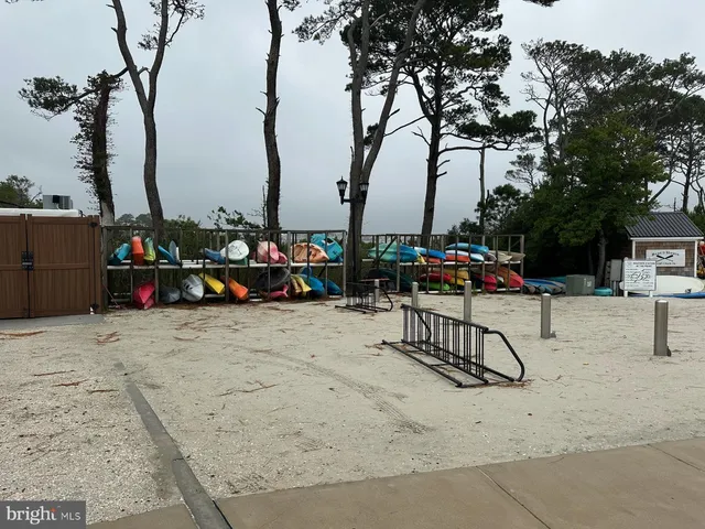 a view of outdoor space with seating