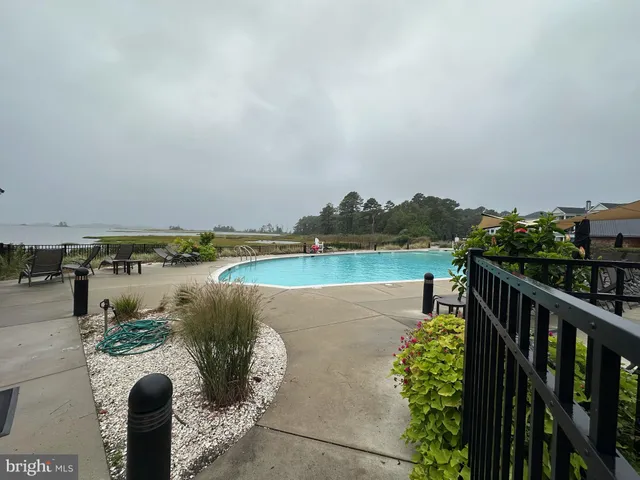 a view of a balcony with lake view