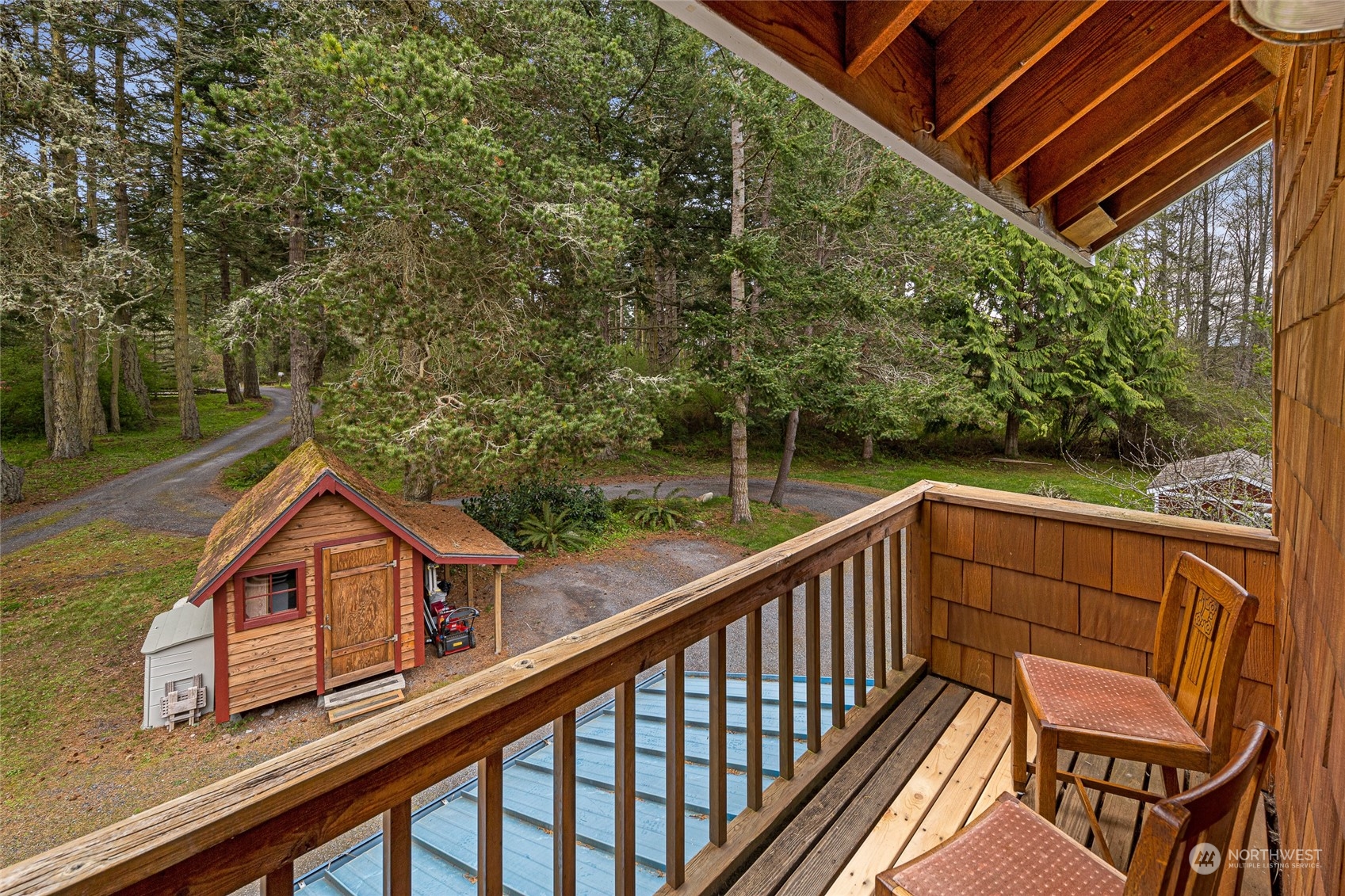 4484 Cattle Point Road Friday Harbor, WA 98250 - Photo 17 of 22 a view of balcony with furniture