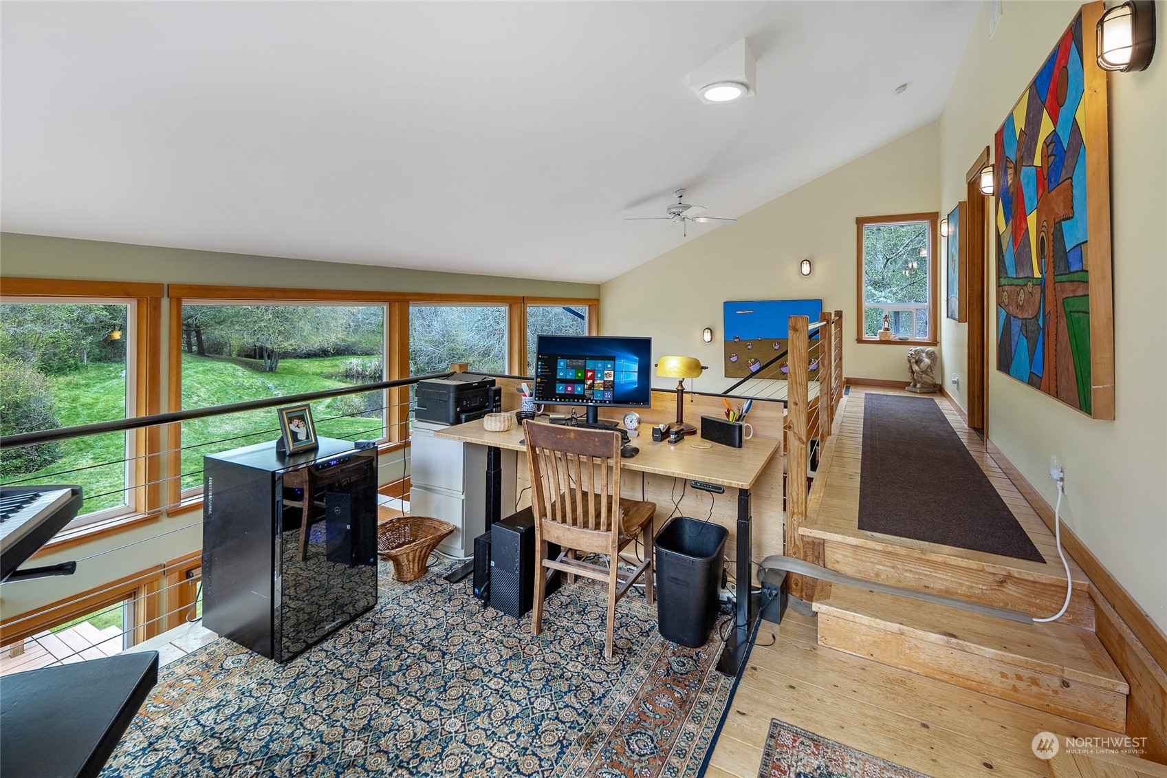 4484 Cattle Point Road Friday Harbor, WA 98250 - Photo 21 of 22 a view of a dining room with furniture window and outside view