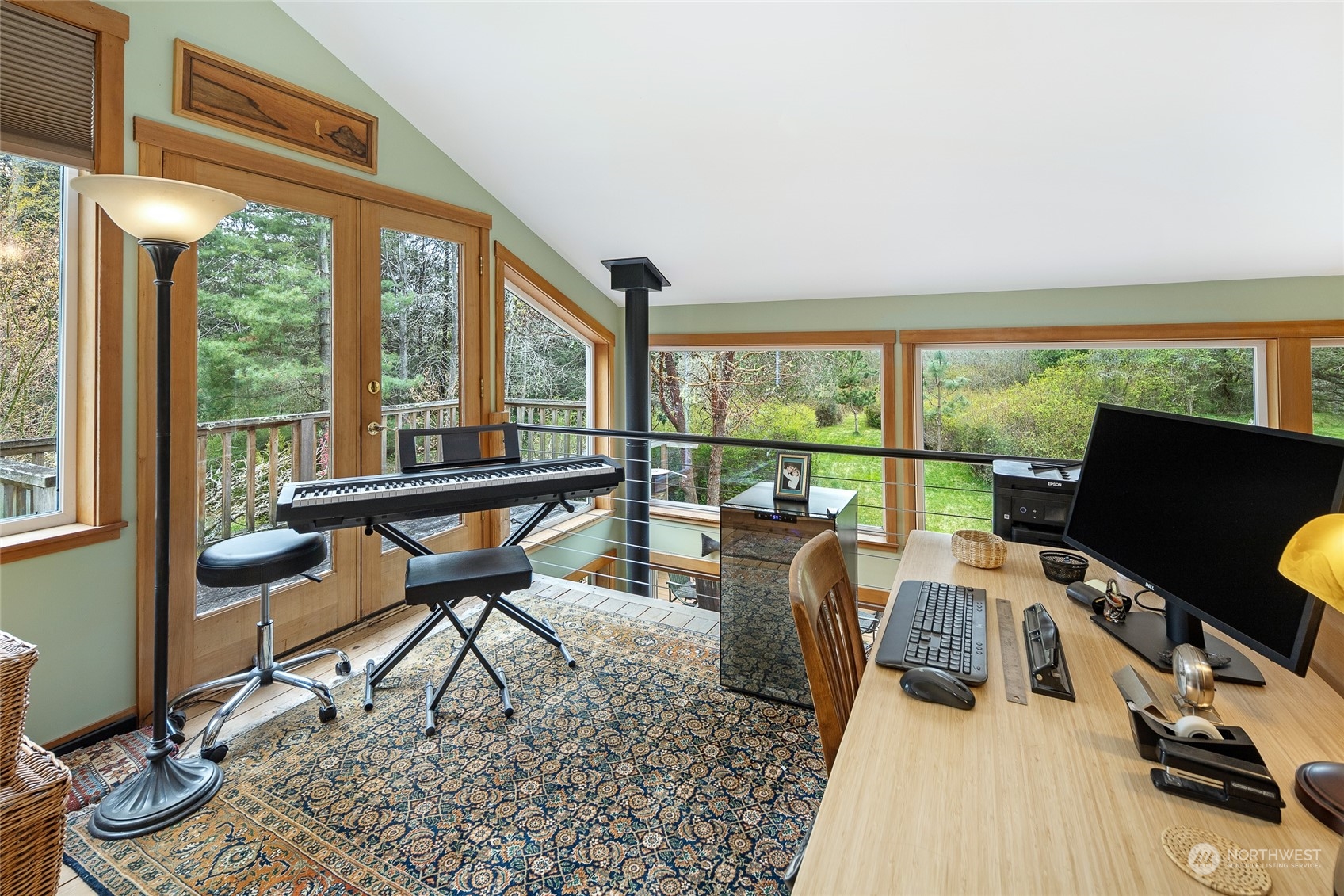 4484 Cattle Point Road Friday Harbor, WA 98250 - Photo 22 of 22 a view of a workspace with furniture and a window