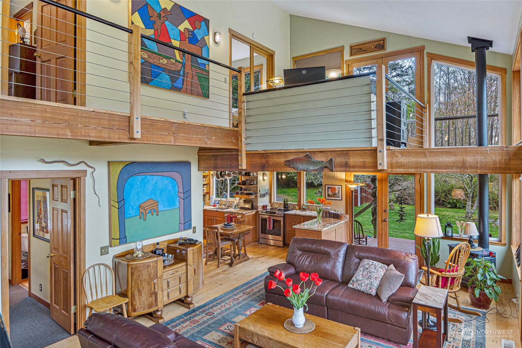 4484 Cattle Point Road Friday Harbor, WA 98250 - Photo 7 of 22 a front view of a house with outdoor seating