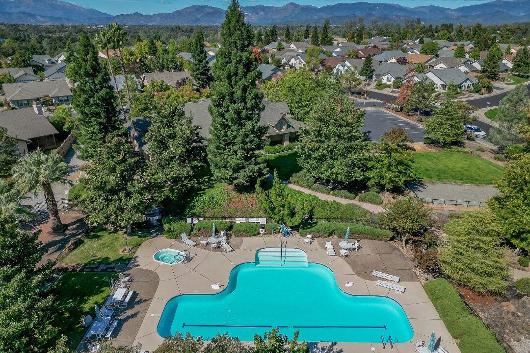 380 Franciscan Trail Redding, CA 96003 - Photo 56 of 78 an aerial view of a house with a yard
