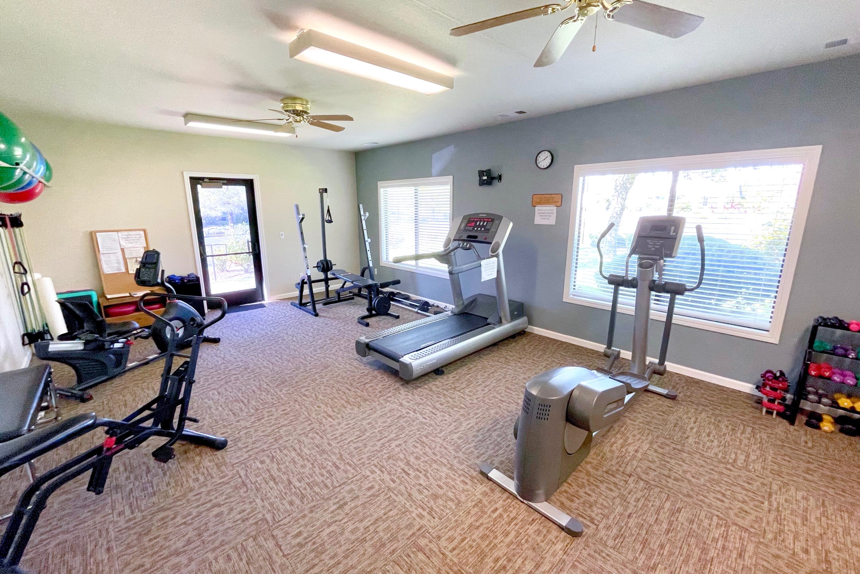380 Franciscan Trail Redding, CA 96003 - Photo 66 of 78 a view of a room with gym equipment