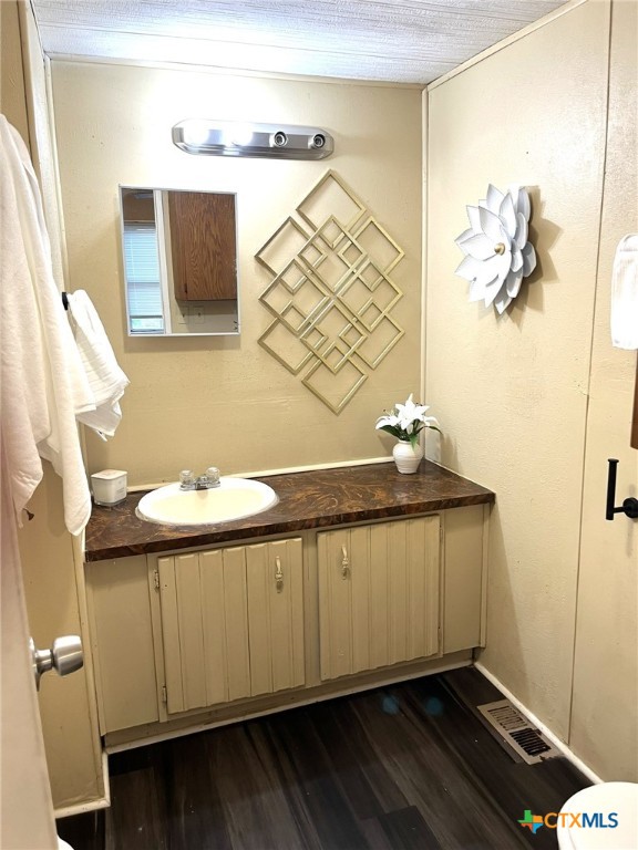 5576 Helm Lane Temple, TX 76502 - Photo 20 of 25 a bathroom with a sink and a mirror