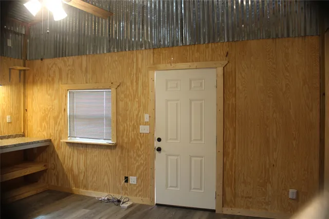 a view of front door