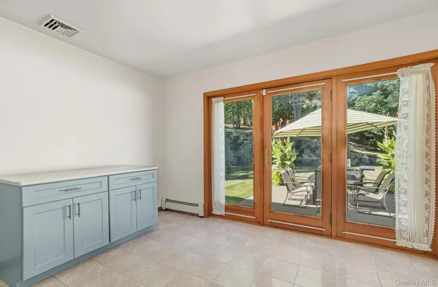 a view of a room with window