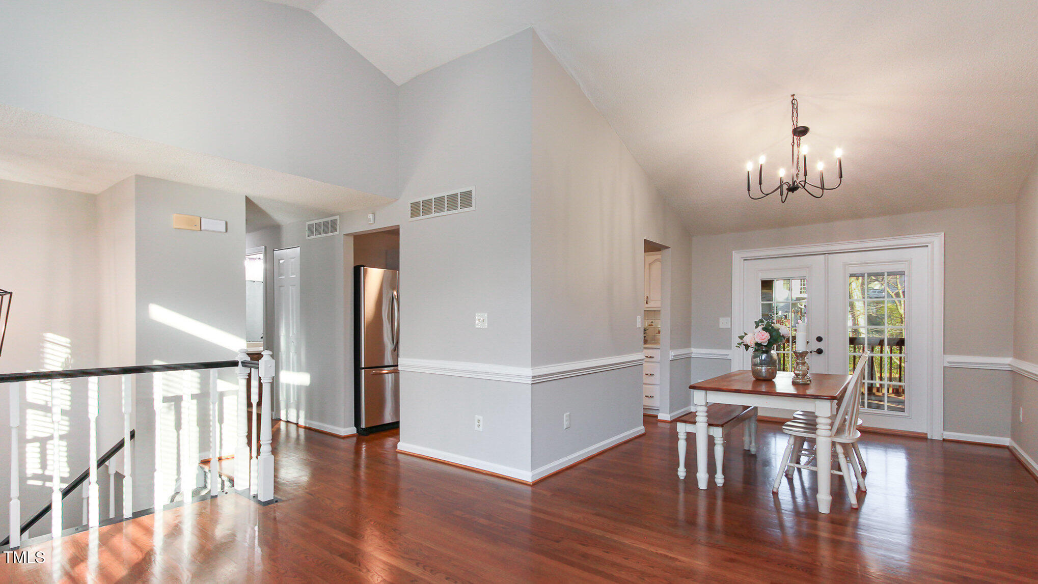918 Templeridge Road Wake Forest, NC 27587 - Photo 2 of 12 a view of a dining room with furniture and wooden floor