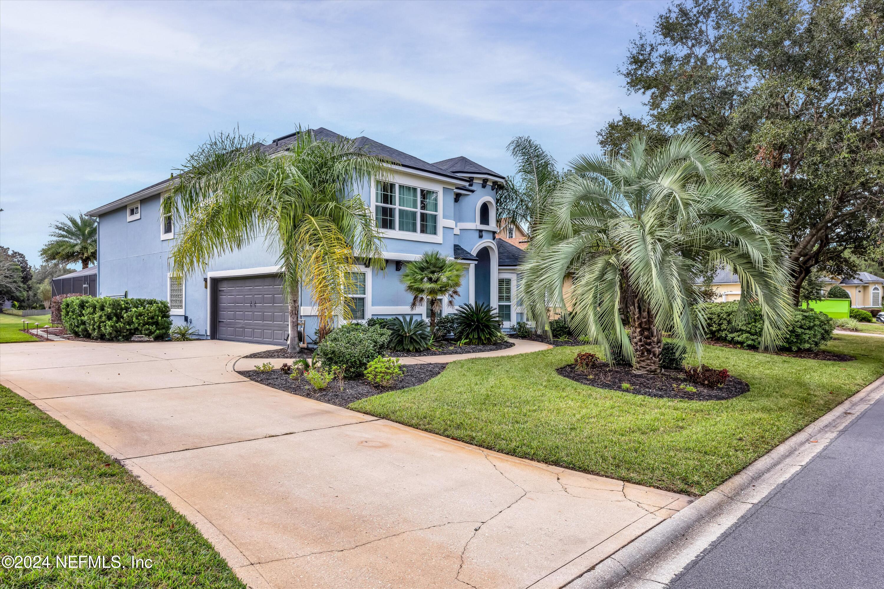 1843 South Landguard Road St. Augustine, FL 32092 - Photo 41 of 67 a front view of house with yard and green space