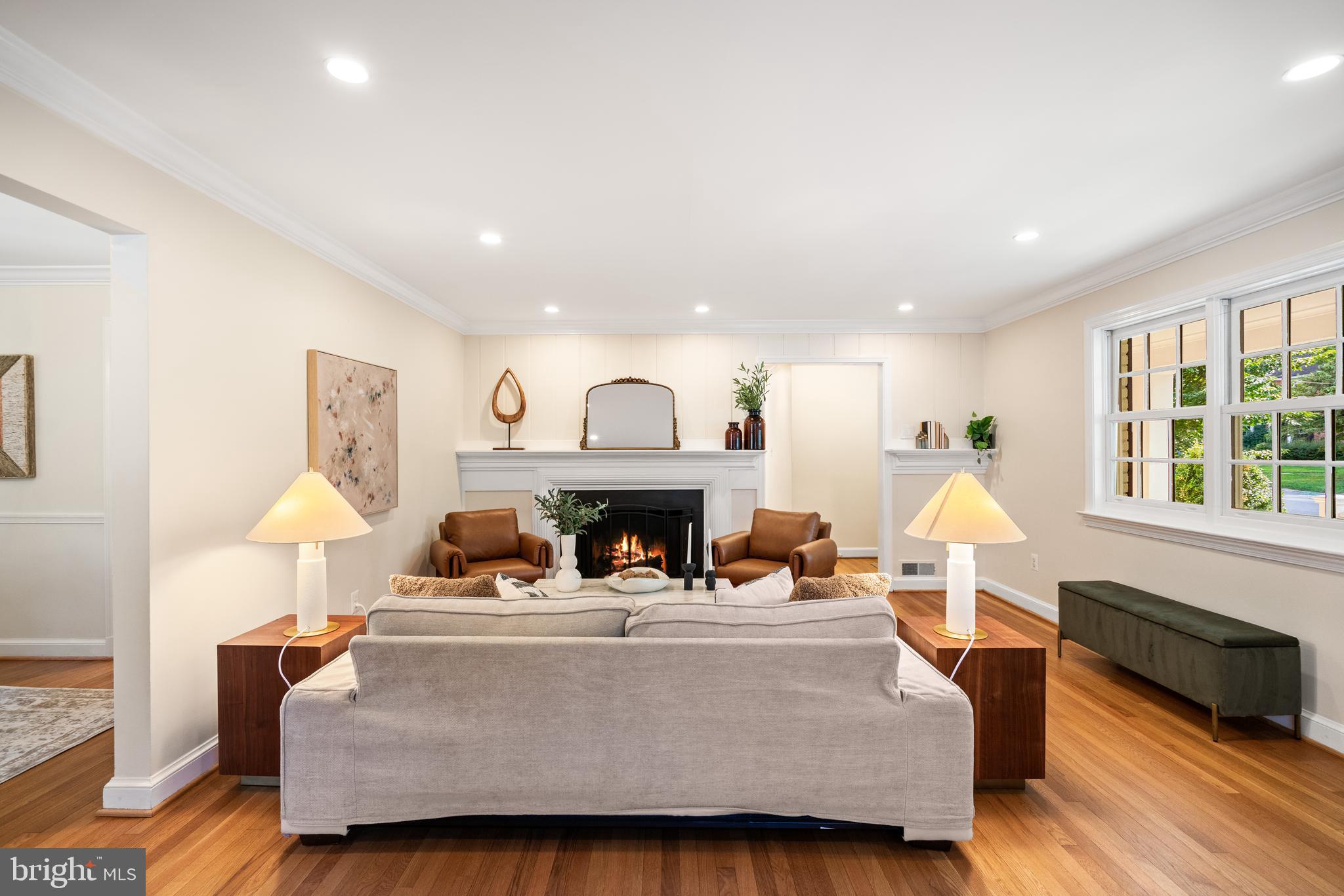 8013 Aberdeen Road Bethesda, MD 20814 - Photo 5 of 43 Cozy fireplace