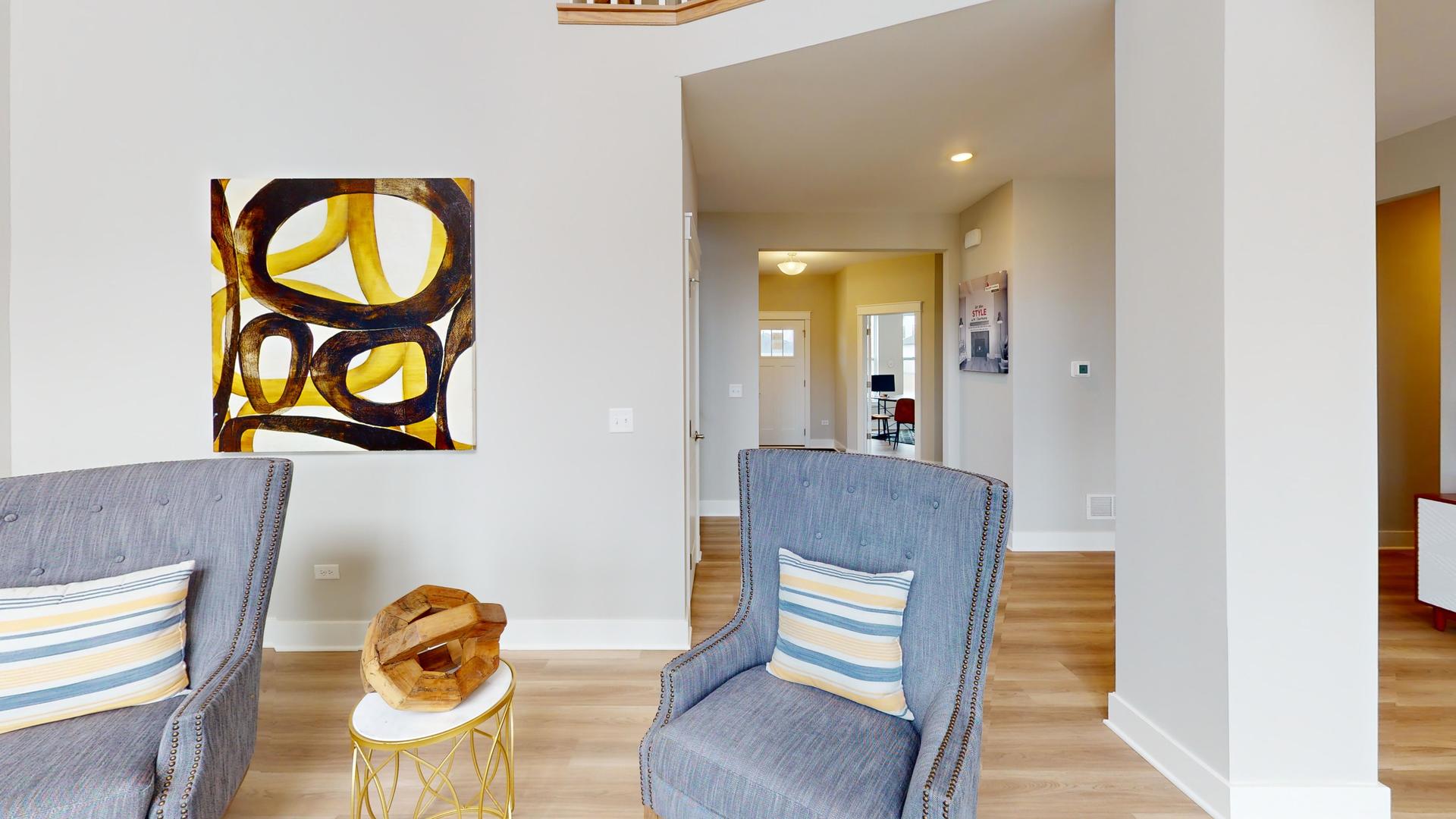 2 Deerpath Road North Aurora, IL 60542 - Photo 14 of 45 a view of entryway with wooden floor