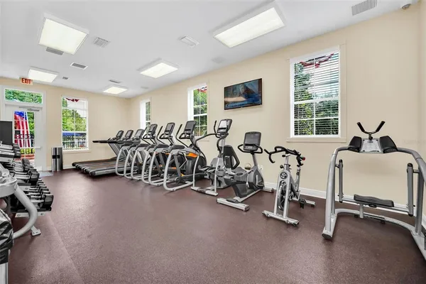 a view of park with slide