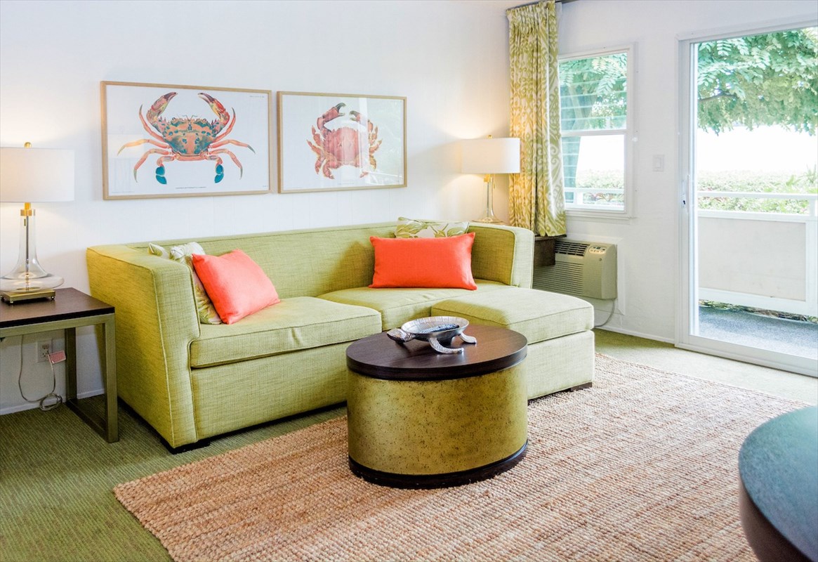 5-25 Aleka Loop, Unit J6 Kapaa, HI 96746 - Photo 10 of 17 a living room with furniture and a rug