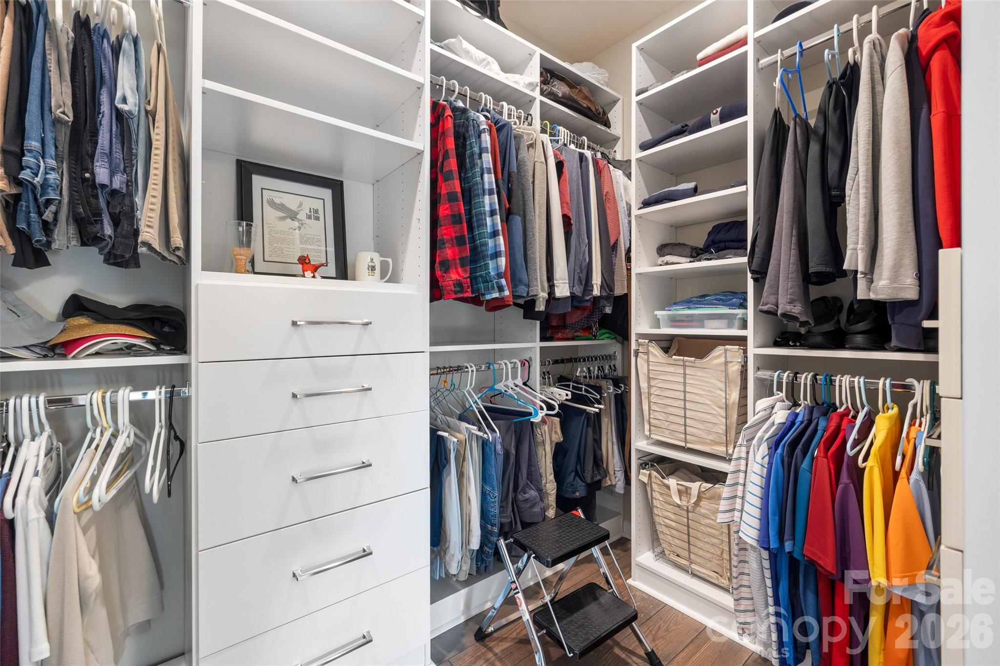 836 Bliss Drive Fort Mill, SC 29715 - Photo 26 of 47 a view of walk in closet with clothes and shoes