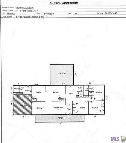 $260,000 | 9473 East Main Street, Houma, LA 70363
