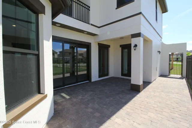 a view of a building stairs