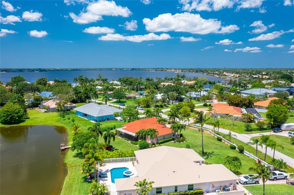 2642 Northwest S Shore Road Stuart, FL 34994 - Photo 35 of 40 a view of a lake with a city