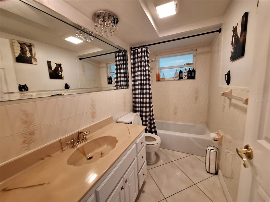 9415 Indale Drive New Port Richey, FL 34654 - Photo 44 of 93 a bathroom with a sink a toilet and shower