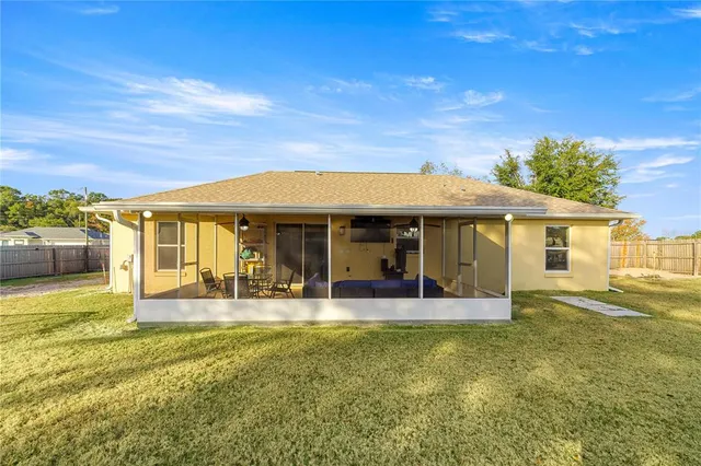 a front view of a house with a patio