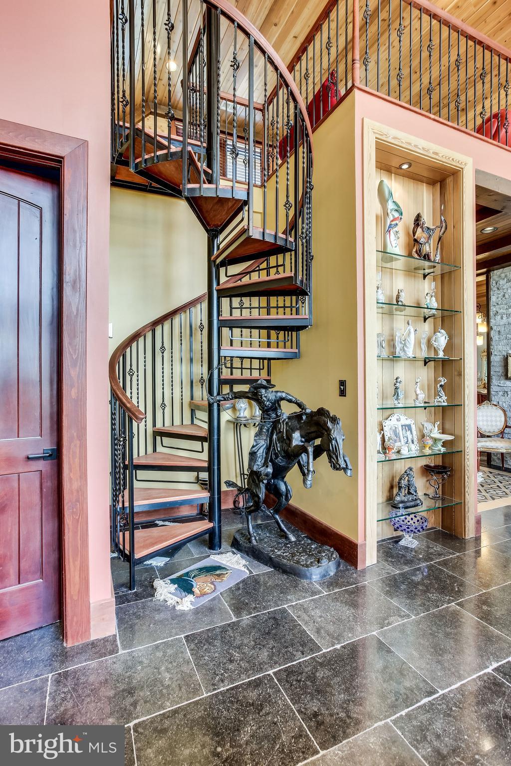 43093 Lucketts Road Leesburg, VA 20176 - Photo 7 of 80 Spiral Staircase to upper den