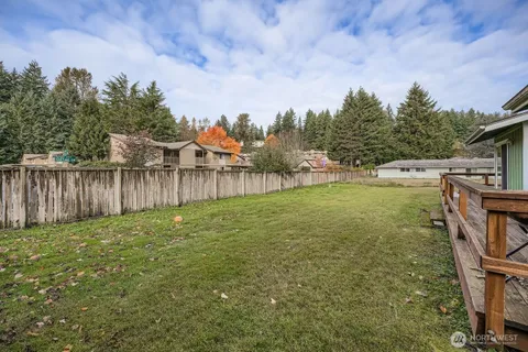 a view of a terrace with a garden