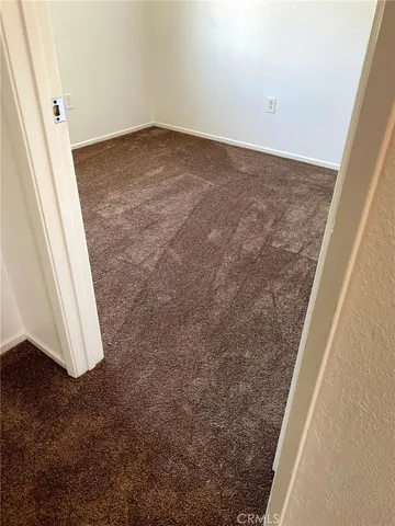 a blue white sitting area