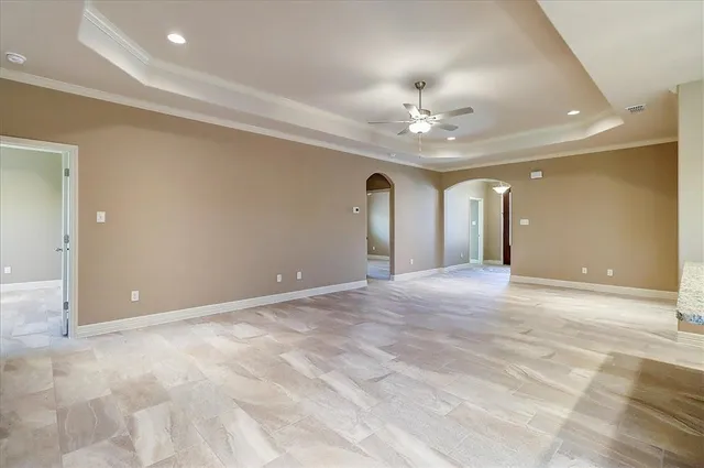 a view of an empty room