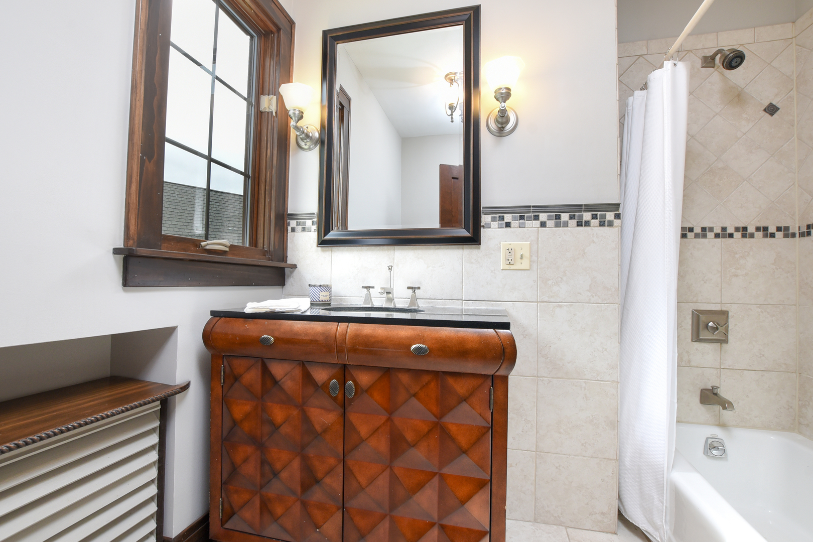 95 Michaux Road Riverside, IL 60546 - Photo 39 of 48 a bathroom with a sink and a mirror