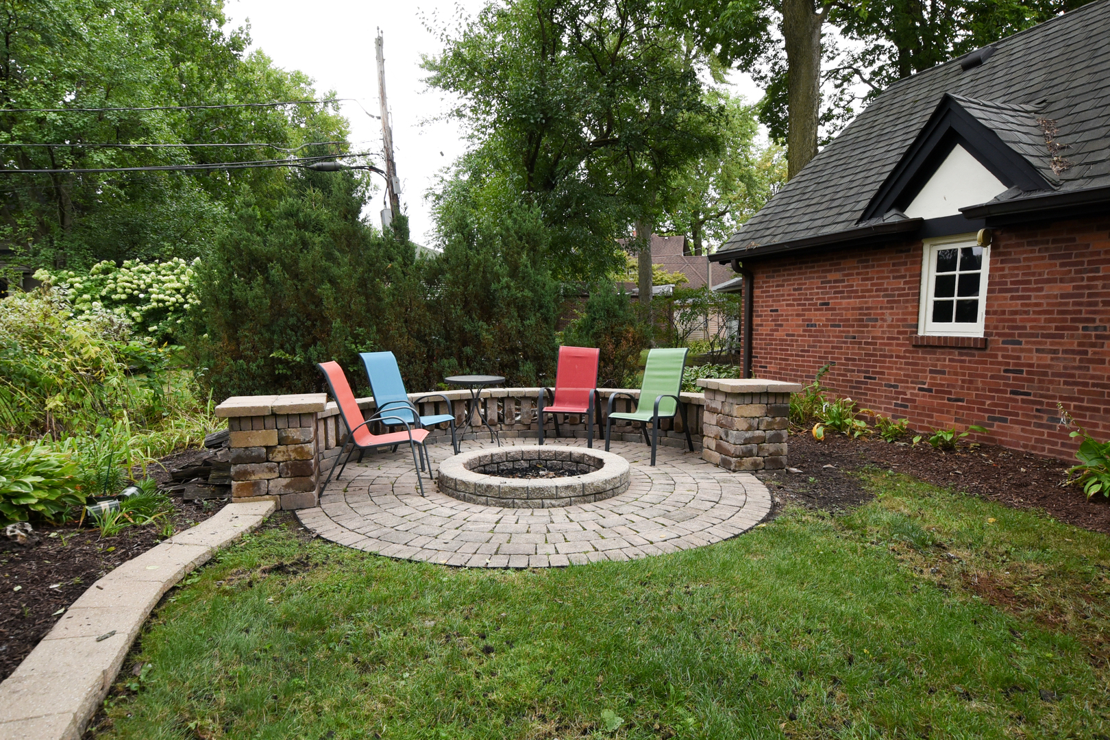 95 Michaux Road Riverside, IL 60546 - Photo 45 of 48 a backyard of a house with seating space