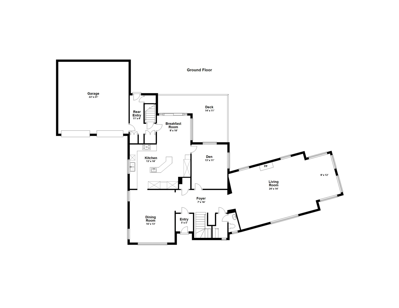 95 Michaux Road Riverside, IL 60546 - Photo 46 of 48 a picture of floor plan