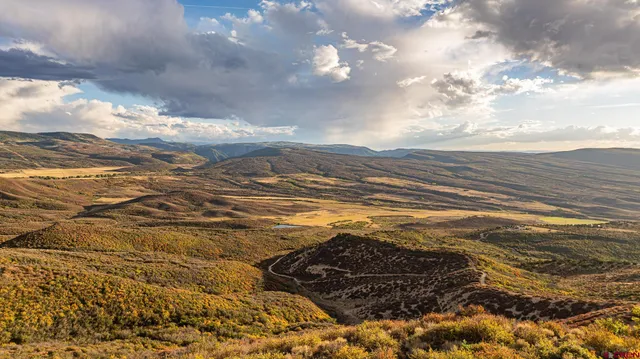 a view of a sky from a balcony