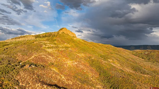 a view of balcony with wooden floor and fence