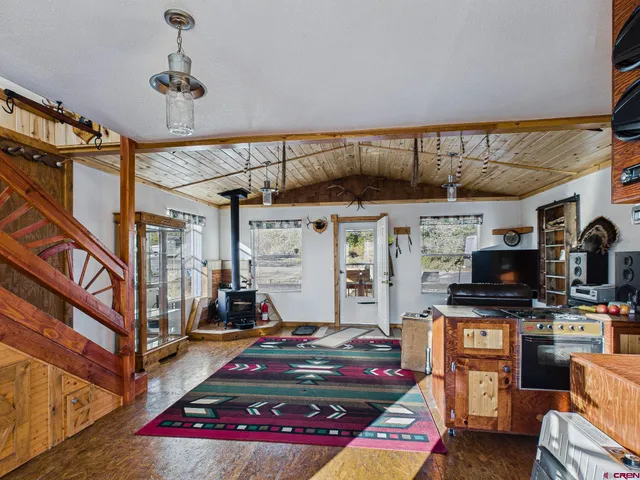 a view of an outdoor sitting area