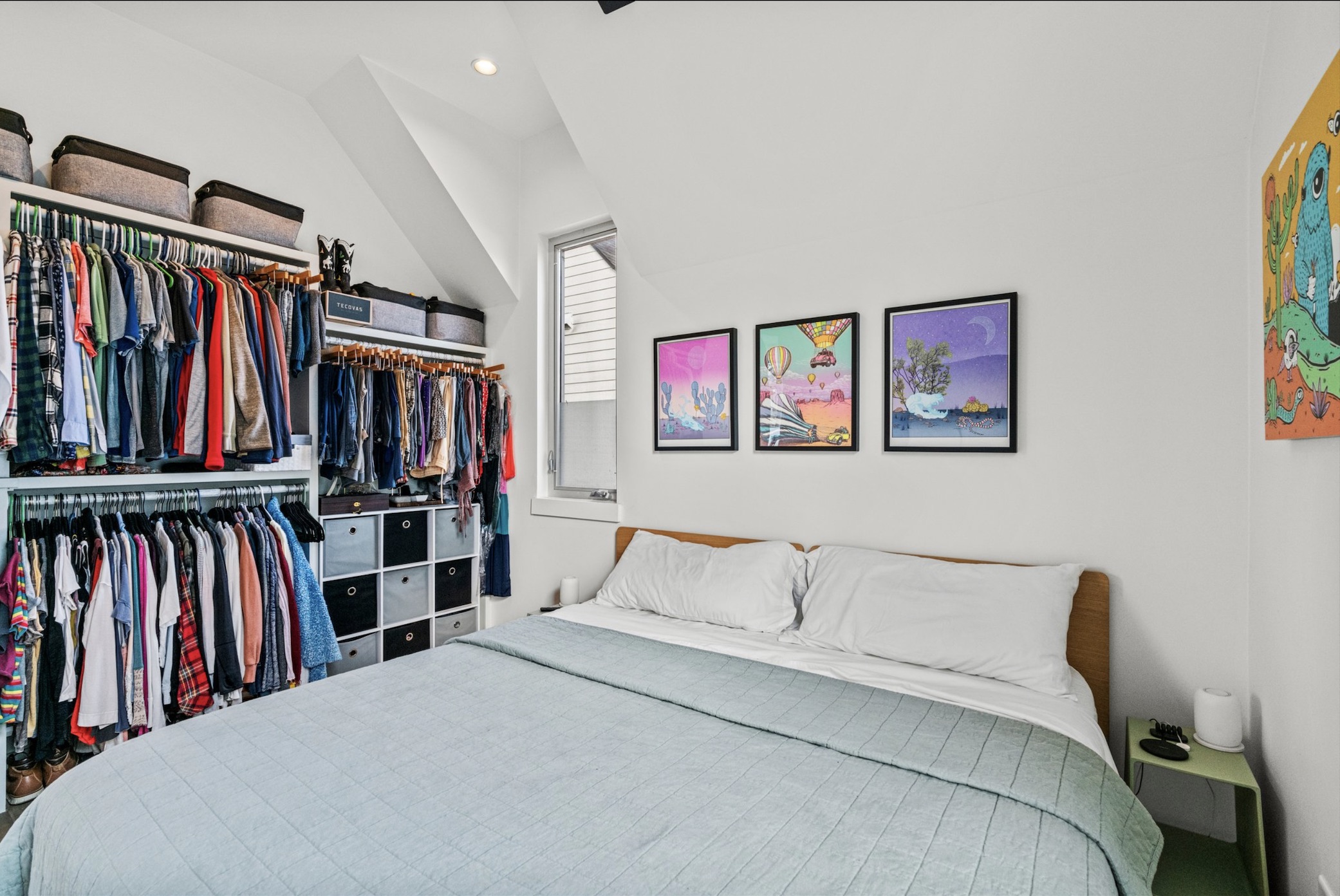 1608 Ravey Street, Unit B Austin, TX 78704 - Photo 16 of 25 Bedroom featuring recessed lighting